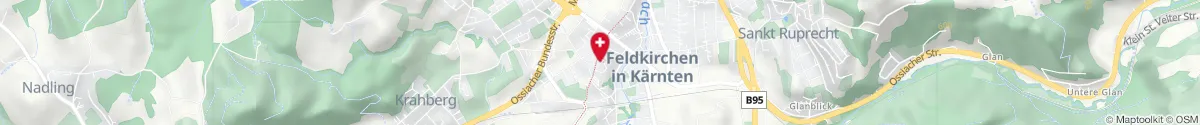 Kartendarstellung des Standorts für Salvator Apotheke in 9560 Feldkirchen